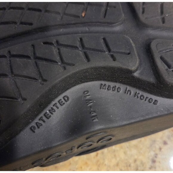 Oofos Free Feet Recovery Flip Flop Sandals Slip On Black Mens Sz 9 Women’s 10 - Picture 10 of 11